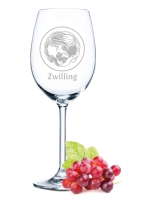 Leonardo Weinglas mit Gravur "Sternzeichen Zwilling" Daily mit Zwilling Motiv