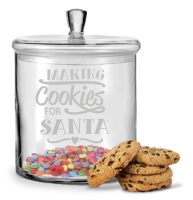 Leonardo Keksglas mit Motiv Making cookies for Santa